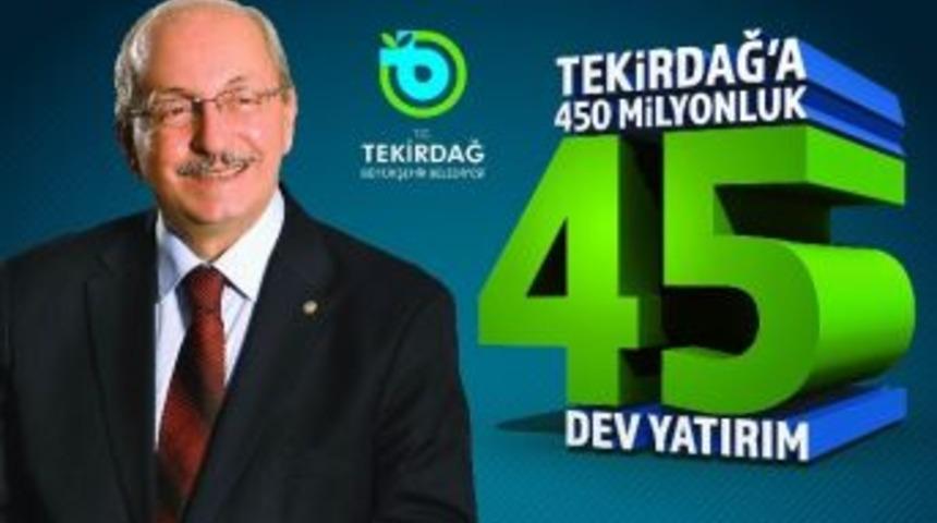 Tekirdağ Tarihinin En B&uuml;y&uuml;k Yatırımı B&uuml;y&uuml;kşehirden