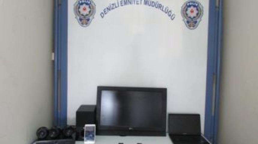 Denizli&rsquo;de Evden Hırsızlık Yapan Şahıslar Yakalandı