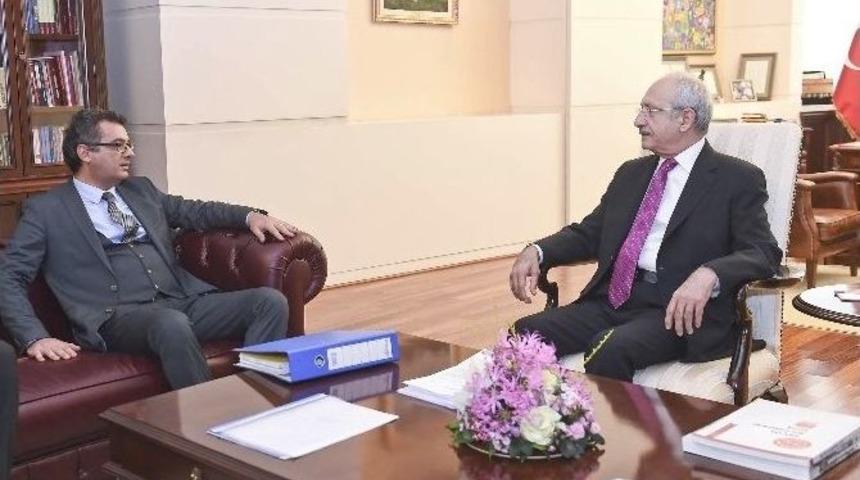 Kılı&ccedil;daroğlu, Kktc Cumhuriyet&ccedil;i T&uuml;rk Partisi Genel Başkanı Erh&uuml;rman İle G&ouml;r&uuml;şt&uuml;