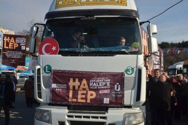 Harem’den Halep’e İnsani Yardım Konvoyu