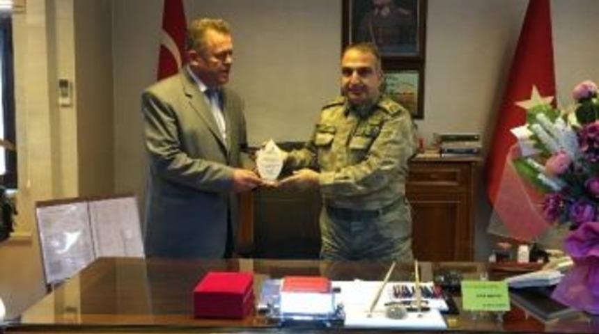 T&uuml;rk Kızılayı Bilecik Şube Başkanı &Ccedil;ınar&rsquo;dan Tuğgeneral Ko&ccedil;&rsquo;a Ziyaret
