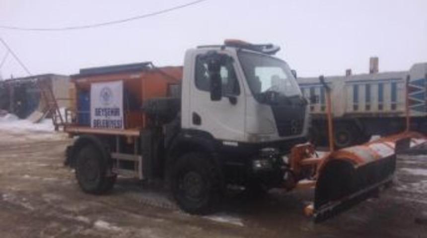 Beyşehir’de Karla Mücadele Filosuna Takviye
