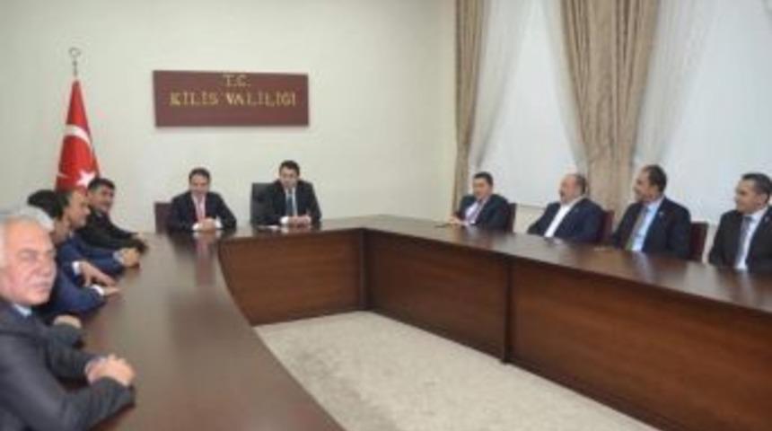 İl Genel Meclisi Kaymakamları Ziyaret Etti