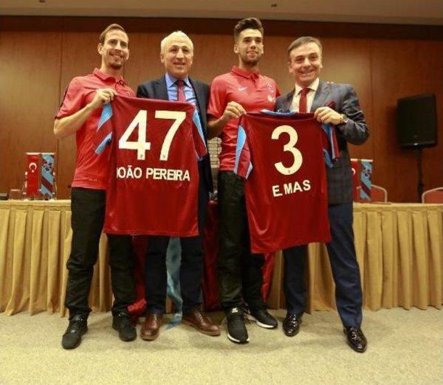 Trabzonspor'da Mas Ve Pereira Imzayı Attı