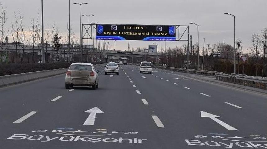 Başkent’te Ledli Ekranlar Bilgilendiriyor