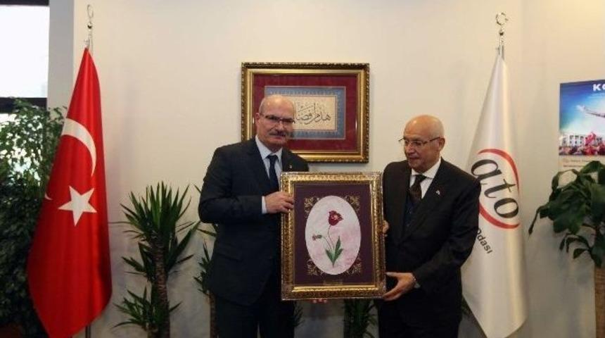 Yaşar&rsquo;dan Ato&rsquo;ya Ziyaret