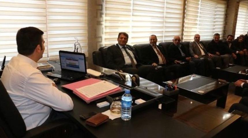 Ayhan Ve Meclis &Uuml;yelerinden Kaymakam Yosunkaya&rsquo;ya Ziyaret