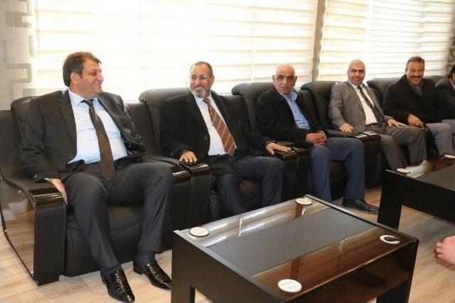 Ayhan Ve Meclis &Uuml;yelerinden Kaymakam Yosunkaya&rsquo;ya Ziyaret 1