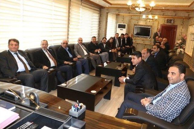 Ayhan Ve Meclis &Uuml;yelerinden Kaymakam Yosunkaya&rsquo;ya Ziyaret 2