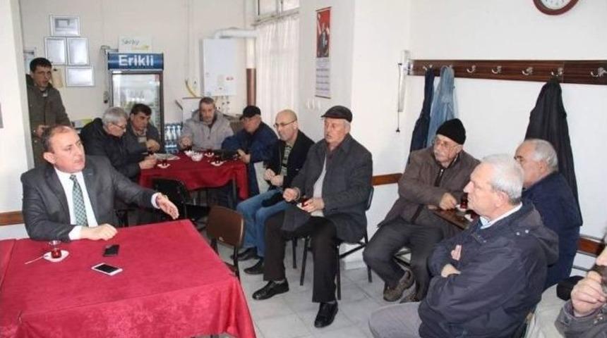 Başkan Işık&rsquo;tan &Ccedil;at Kapı Kahvehane Ziyareti