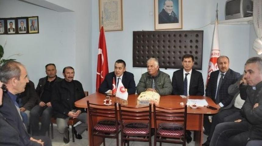 Aksoy&rsquo;dan Muhtarlar Derneği&rsquo;ne Ziyaret