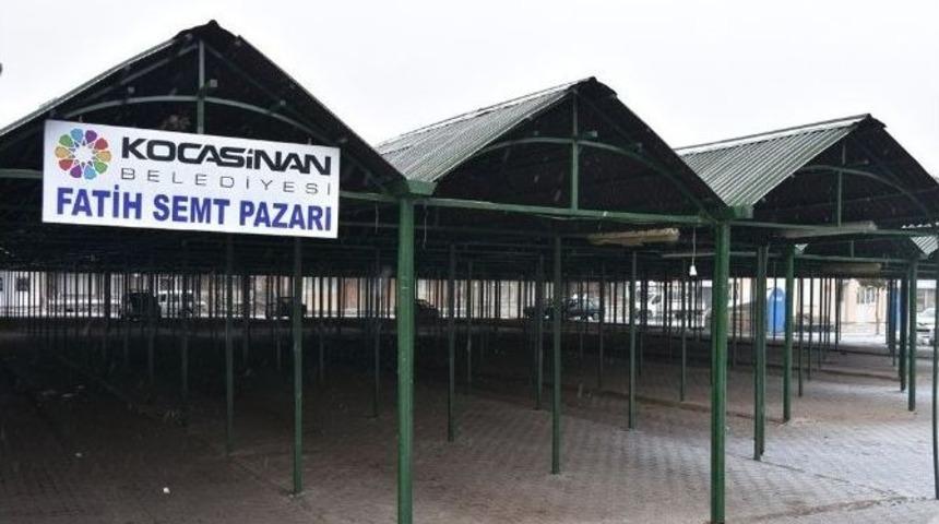 Kocasinan, Fatih Mahallesi&rsquo;ndeki Pazar Yerini Yeniledi