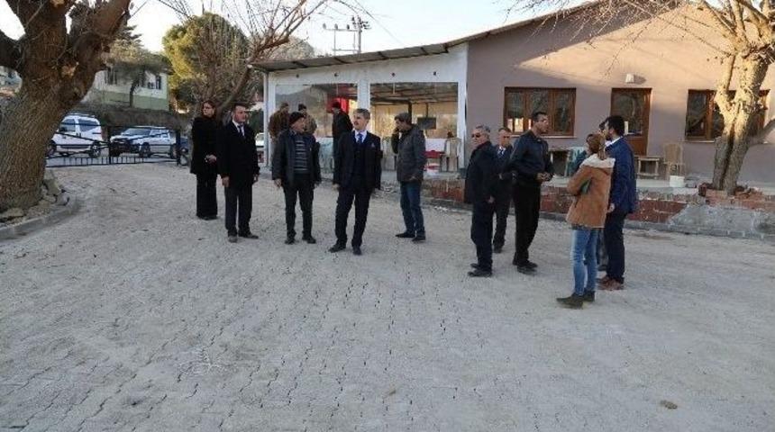 Başkan Şirin&rsquo;den &Ccedil;ıkrık&ccedil;ı D&uuml;ğ&uuml;n Salonu&rsquo;nda İnceleme