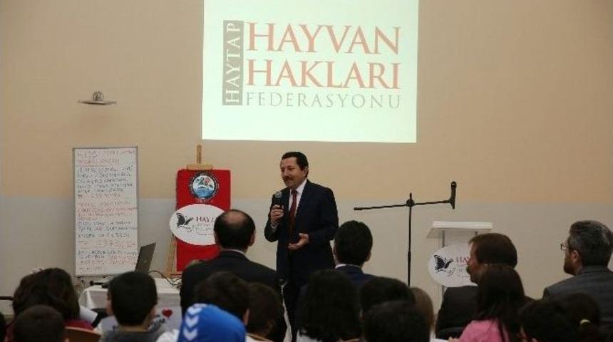 &Ouml;ğrencilere &lsquo;hayvan Sevgisi&rsquo; Semineri
