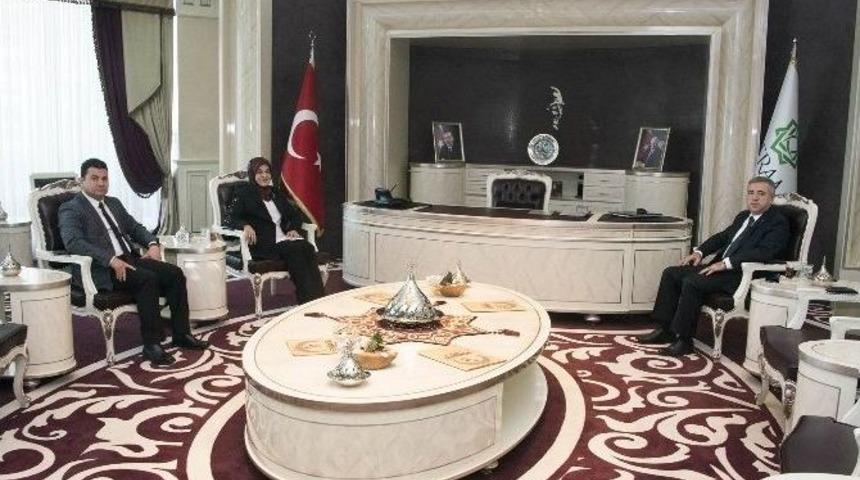 Kaymakam &Ccedil;elik&rsquo;ten Başkan Toru&rsquo;ya Ziyaret