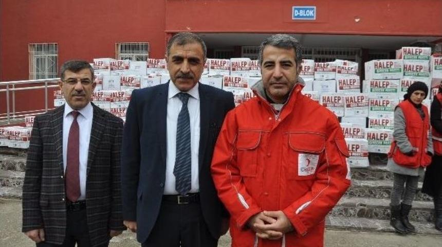 &Ouml;ğrencilerden Halep&rsquo;e Yardım