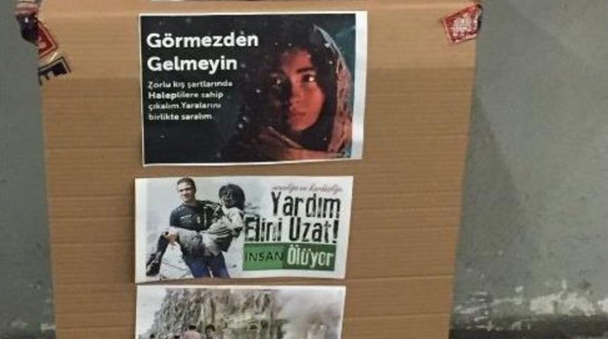 İş&ccedil;ilerden Halep&rsquo;e Yardım Eli