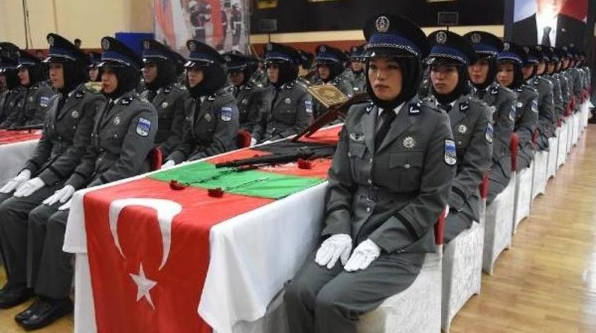 Afgan Kadın Polisler 'sivas'ın Yollarına' T&uuml;rk&uuml;s&uuml;yle Mezun Oldu
