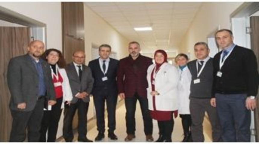 Başkanlardan Hastaneye Ziyaret