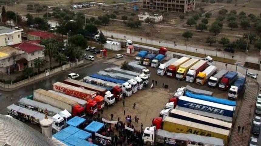 Kahramanmaraş'tan Suriye'ye 47 Tır'lık Yardım