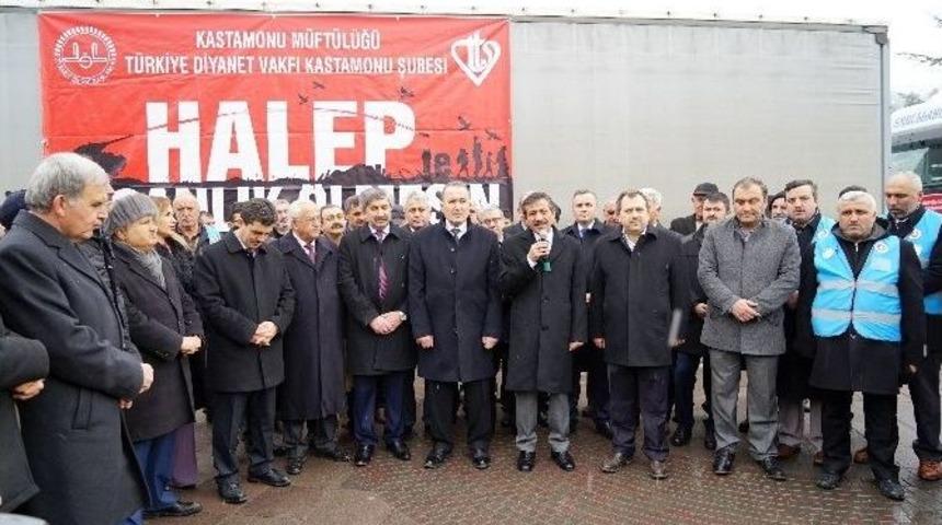 Kastamonu&rsquo;dan İki Tır, Halep&rsquo;e G&ouml;nderildi