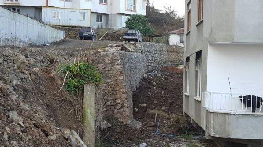 Fatsa’da Taş Duvar Çalışmaları