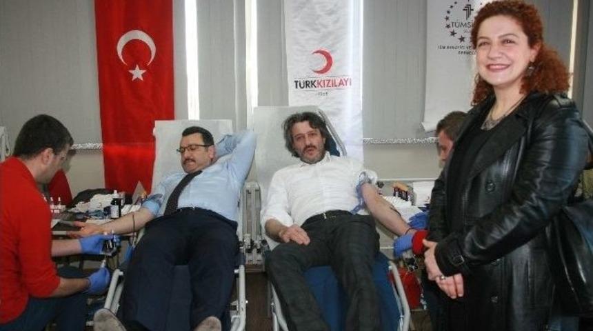 Trabzon T&uuml;msiad Şubesi&rsquo;nden Kan Bağışına Destek