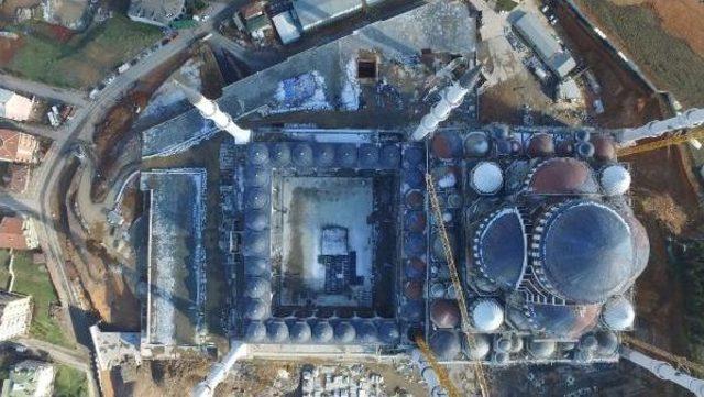 &Ccedil;amlıca Caminin Y&uuml;zde 75 i Tamamlandı 1