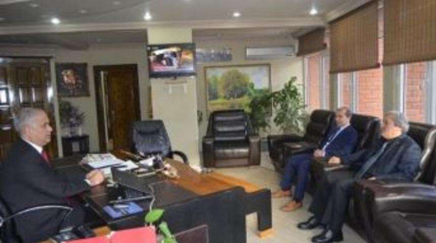 Başkan Yaman&rsquo;a Ziyaretler