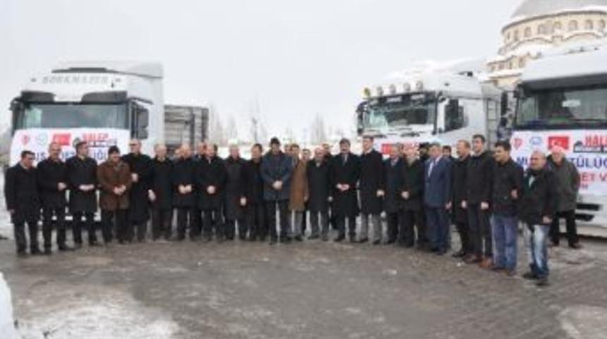 Muş&rsquo;tan Halep&rsquo;e Yardım