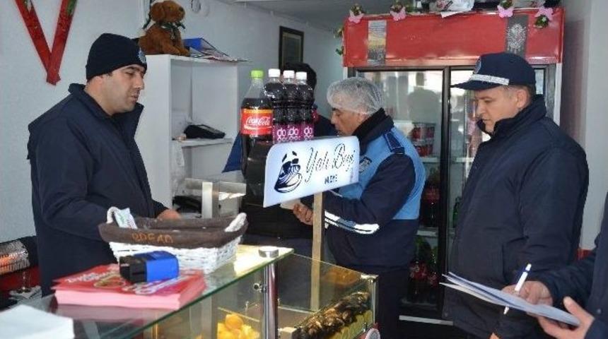 Zabıta M&uuml;d&uuml;rl&uuml;ğ&uuml;&rsquo;nden &Ccedil;iğ K&ouml;fte Ve Yufka &Uuml;retim Yerlerine Denetim