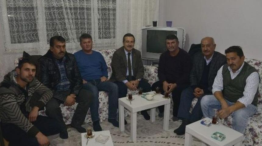 Başkan Ata&ccedil; Alpu&rsquo;ya Konuk Oldu