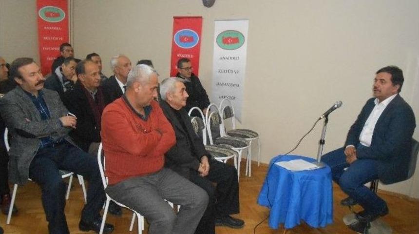 Anadolu K&uuml;lt&uuml;r Ve Dayanışma Derneği&rsquo;nden &rsquo;&rsquo;kırım T&uuml;rkleri&rsquo;&rsquo; Konferansı