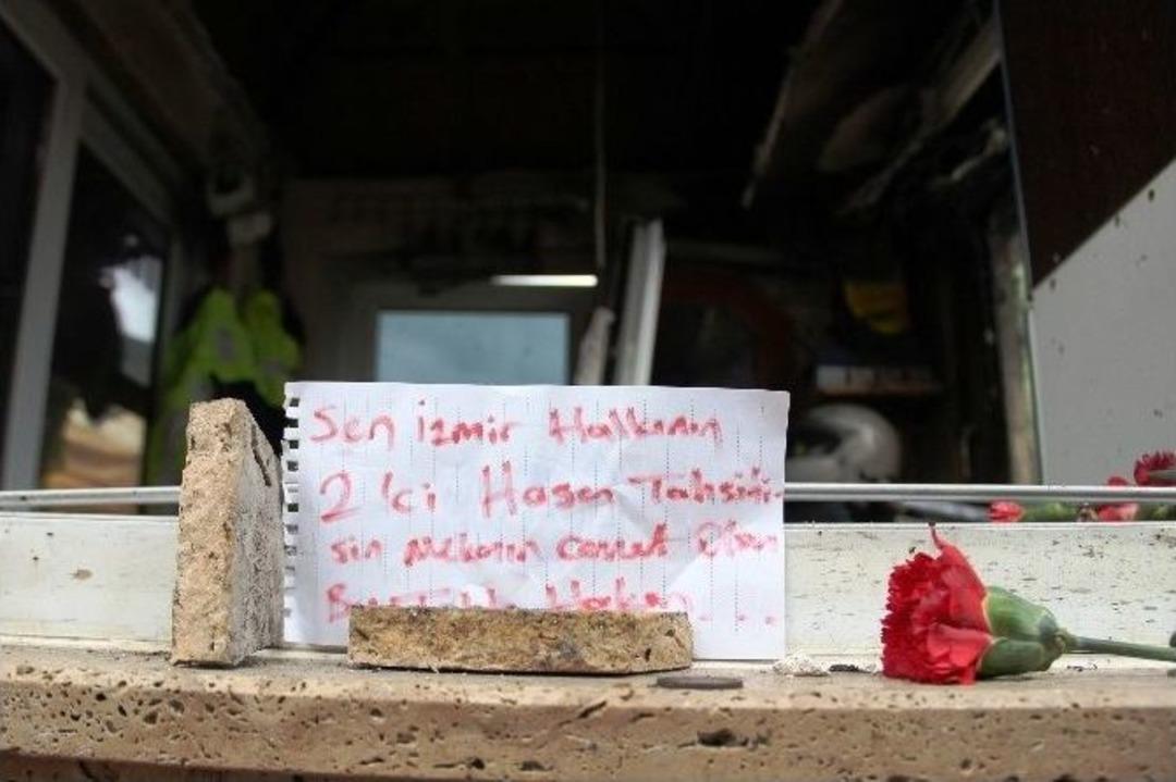 İzmir&rsquo;deki Patlama Noktasına Anlamlı Not