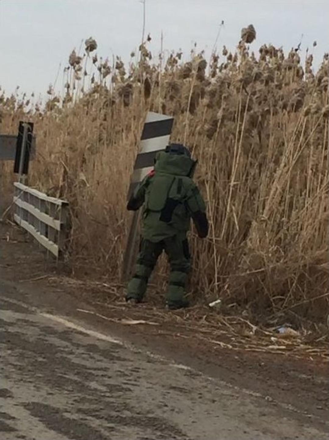 Ak&ccedil;akale-ceylanpınar Karayolu &Uuml;zerinde Tespit Edilen Eyp İmha Edildi