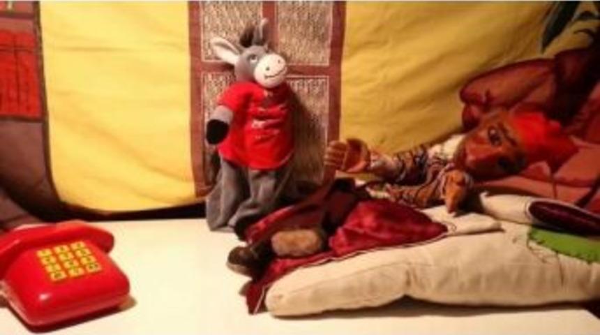 Çocuklar Kukla Tiyatrosu İle Eğlendi