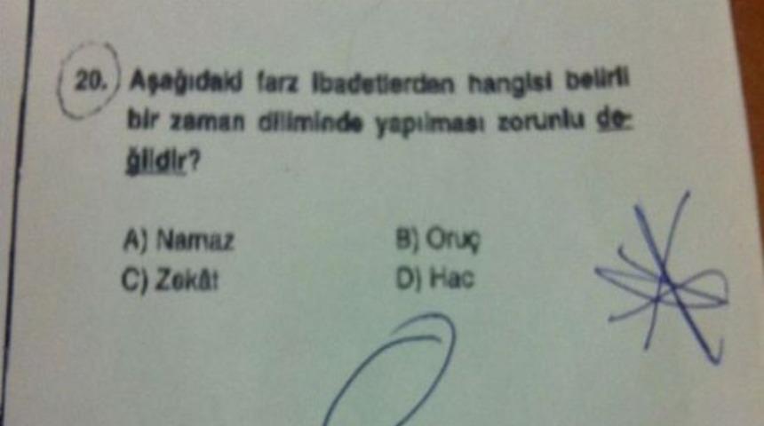 İşte &ouml;ğrencileri isyan ettiren sorular!