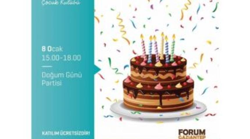 Forum Gaziantep &Ccedil;ocuk Kul&uuml;b&uuml;nde S&uuml;rpriz Doğum G&uuml;n&uuml;