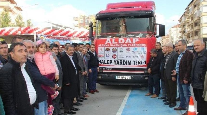 Alanya’dan Halep’e 3 Yardım Tır’ı