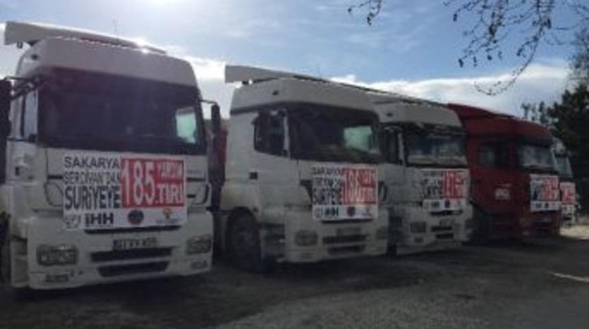 Sakarya&rsquo;dan Halep&rsquo;e 6 Tır Yardım G&ouml;nderildi