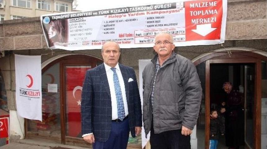 Taşk&ouml;pr&uuml; Halkından Halep&rsquo;e Yardım