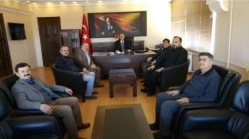 Basın Mensuplarından Kaymakam Eskin&rsquo;e Ziyaret