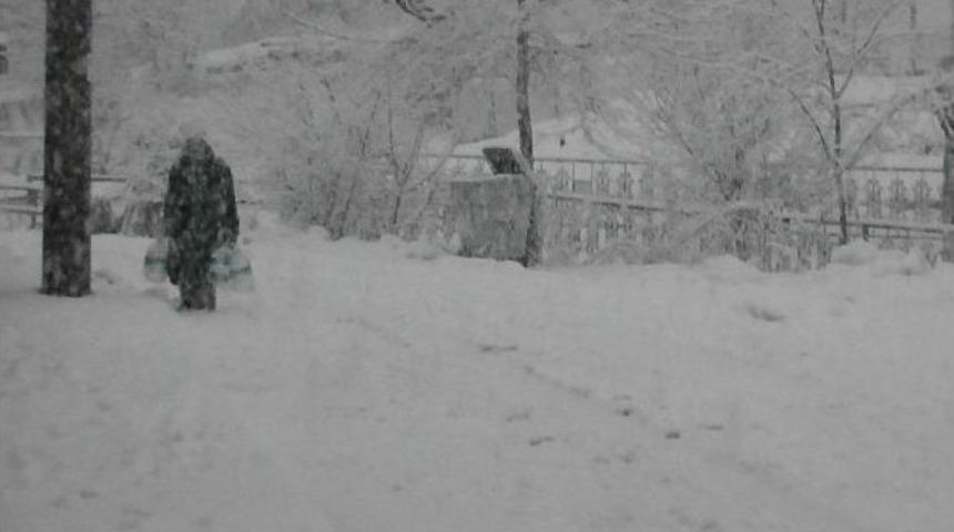 &Ccedil;an&rsquo;da Yoğun Kar Yağışı