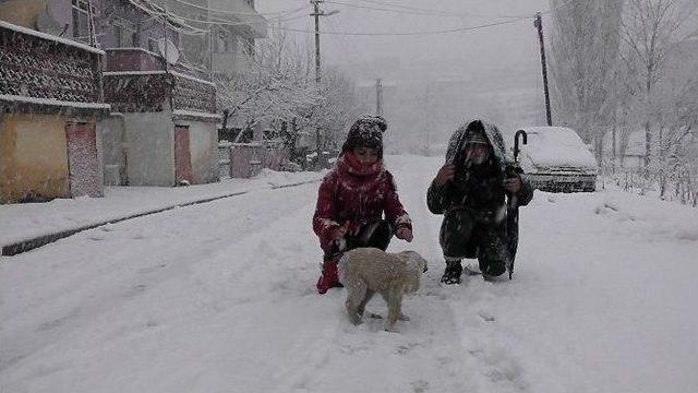 &Ccedil;an&rsquo;da Yoğun Kar Yağışı 1