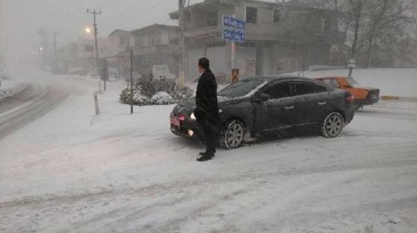 Edirne'de Okullara 'kar Tatili' (5)