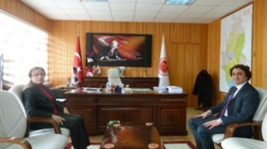 Rekt&ouml;r Kılı&ccedil;&rsquo;tan İl &Ouml;zel İdare Genel Sekreteri Benli&rsquo;ye Ziyaret