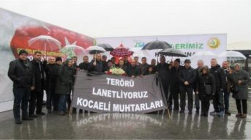 Kocaelili Muhtarlar Ter&ouml;r&uuml; Lanetledi