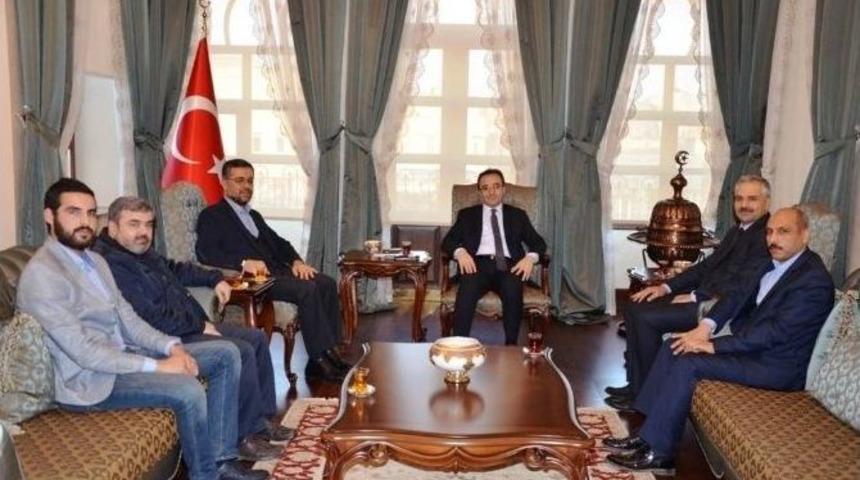 Vali &Ccedil;ataklı, Anadolu Platformu Heyetini Kabul Etti