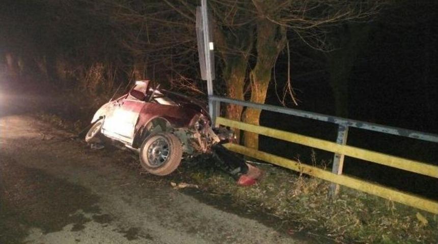 Zonguldak&rsquo;da Trafik Kazası: 1 &Ouml;l&uuml;, 2 Yaralı