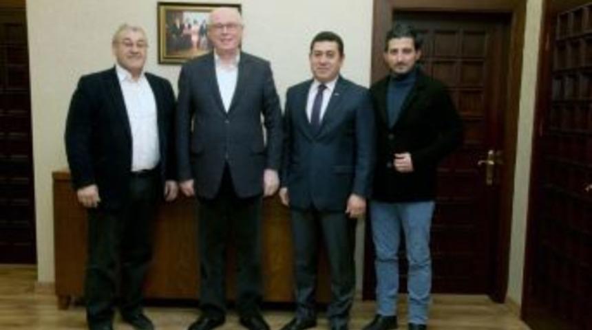 T&uuml;rsab&rsquo;dan Odunpazarı Belediye Başkanı Kurt&rsquo;a Ziyaret